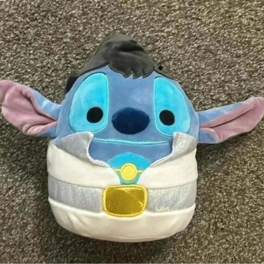 Squishmallows x Disney Kellytoy Lilo & Stitch Elvis the Stitch Plush - Picture 1 of 5